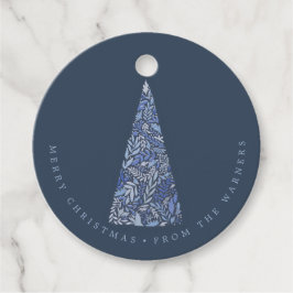 Etiquetas Para Lembrancinhas Esplêndida Árvore Spruce Azul Natal/feriado