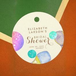 Etiquetas Para Lembrancinhas Esportes de Lover Aquarela Pickleball Themed Brida