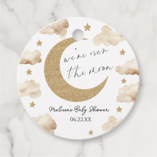 Etiquetas Para Lembrancinhas Estamos Loucos pela Lua Boho Celestial Chás de Beb