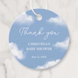 Etiquetas Para Lembrancinhas Estamos no Chá de fraldas Cloud 9 Obrigado