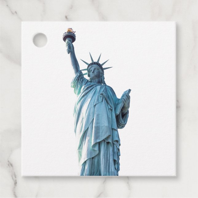 Etiquetas Para Lembrancinhas Estátua da liberdade (Frente)