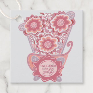Etiquetas Para Lembrancinhas Estilo de Design Floral Único