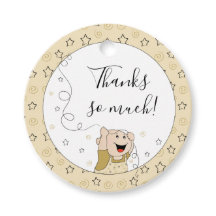 Estrelas chás de fraldas Pretas e Douradas