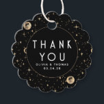 Etiquetas Para Lembrancinhas Estrelas da Noite Negra Mística Celestial Obrigado<br><div class="desc">Starnight obrigado você favorece as etiquetas</div>