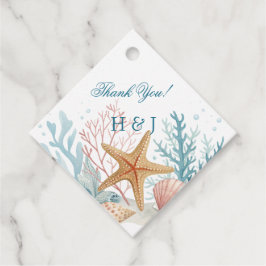 Etiquetas Para Lembrancinhas Ethereal Coastal Romance Wedding