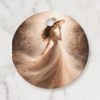 Etiquetas Para Lembrancinhas Ethereal Slavic Water Nymph Favor Tags | Boho