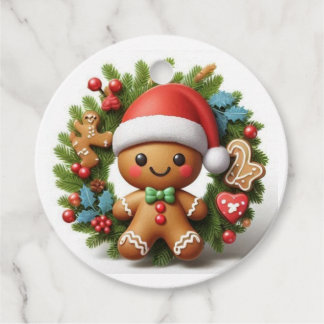 Etiquetas Para Lembrancinhas Étiquette Cadeau "Bonhomme Pain d'Épices"