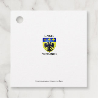 Etiquetas Para Lembrancinhas Etiquettes-cadeaux - blason de L'Aigle - Normandie