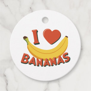 Etiquetas Para Lembrancinhas Eu Adoro Bananas
