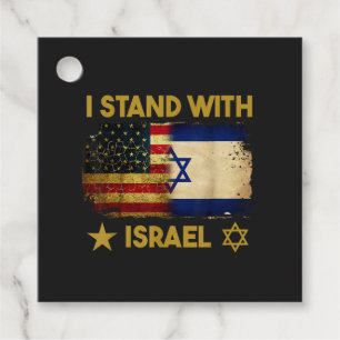 Etiquetas Para Lembrancinhas Eu Apoio Israel Bandeira da América