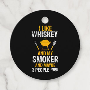 Etiquetas Para Lembrancinhas Eu Gosto De Whiskey Meu Fumador 3 Pessoas CHURRASC