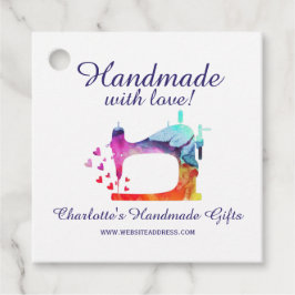Etiquetas Para Lembrancinhas Fabricado À Mão Com Aquarela