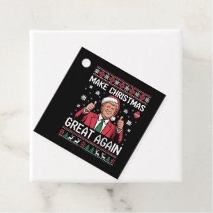 Etiquetas Para Lembrancinhas Faça o Excelente de Natal de novo Trump Pajamas Ug