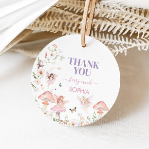 Etiquetas Para Lembrancinhas Fada de Flor Selvagem Floral Primeira Festa de ani
