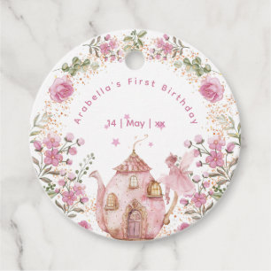 Etiquetas Para Lembrancinhas Fada Fada do Tea Blush Flowday