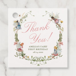 Etiquetas Para Lembrancinhas Fairy First Vintage Floral Birthday