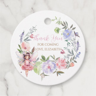 Etiquetas Para Lembrancinhas Fairy garden birthday Favor Tags