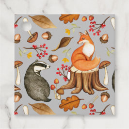 Etiquetas Para Lembrancinhas Fall Deixa Badger & Fox