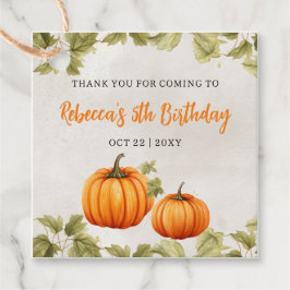 Etiquetas Para Lembrancinhas Fall Orange Pumpkin Patch Birthday