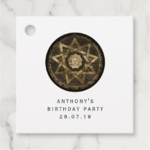 Fantasia Gótica Mística Dourada e Negra