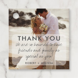 Etiquetas Para Lembrancinhas Favor de Agradecimento de Foto de Casamento