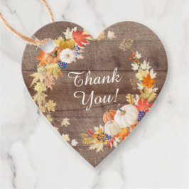 Etiquetas Para Lembrancinhas Favor de Chá de Noiva de Abóbora de Folhas de Outo