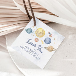 Etiquetas Para Lembrancinhas Favor de Festa de aniversário de Espaço Obrigado E