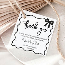 Favor Personalizado de Agradecimento de Formatura 