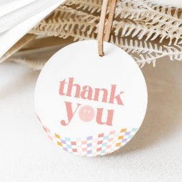 Etiquetas Para Lembrancinhas Favor Retro Cheio de Cara Feliz de Uma Menina lega