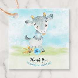 Etiquetas Para Lembrancinhas Fazenda De Cabra De Aquarela Obrigado