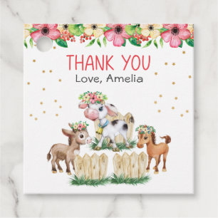Etiquetas Para Lembrancinhas Fazenda Whimsical Animal Birthday Favorece Etiquet