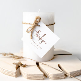 Etiquetas Para Lembrancinhas Feira | Arranjo Manuscrito Moderno Obrigado