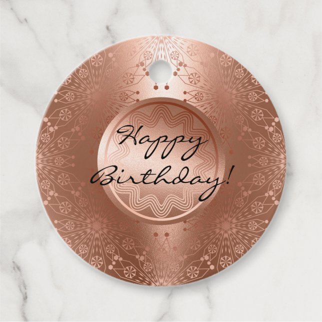 Etiquetas Para Lembrancinhas Feliz aniversário! (Frente)