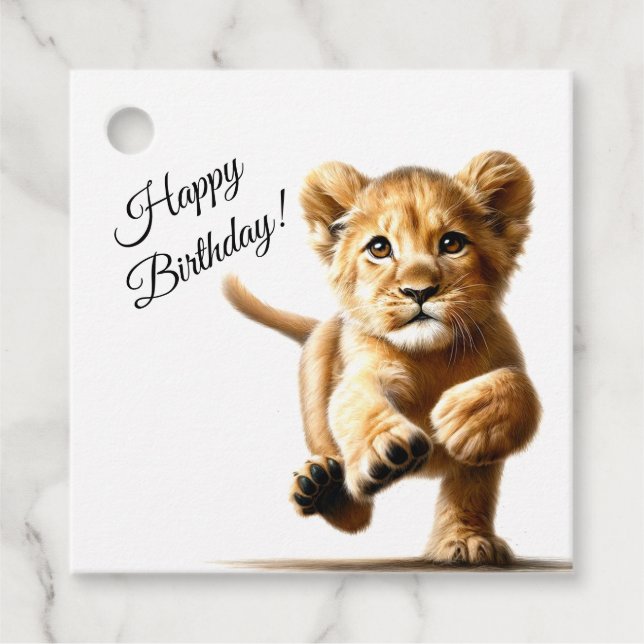 Etiquetas Para Lembrancinhas Feliz aniversário (Frente)