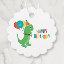Etiquetas Para Lembrancinhas Feliz aniversário Balões de Dinossauro