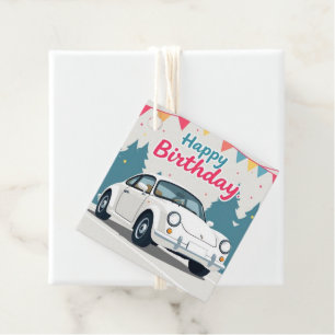 Etiquetas Para Lembrancinhas Feliz Aniversário do Movimento Auto