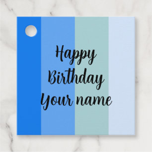 Etiquetas Para Lembrancinhas Feliz Aniversário - Modelo