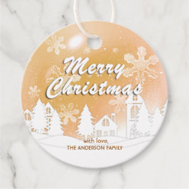 Etiquetas Para Lembrancinhas Feliz ano novo de Neves da Casa Branca Dourada