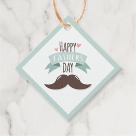 Etiquetas Para Lembrancinhas Feliz dia de os pais - bigode