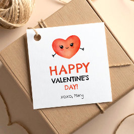 Etiquetas Para Lembrancinhas Feliz Dia dos Namorados com coraçãozinho