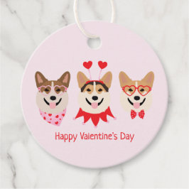Etiquetas Para Lembrancinhas Feliz Dia dos Namorados Pembroke Galsh Corgi Cães