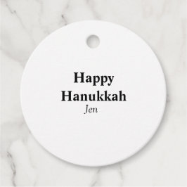 Etiquetas Para Lembrancinhas Feliz Hanukkah, seu nome de imagem de texto editáv