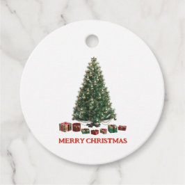 Etiquetas Para Lembrancinhas Feliz Natal. Árvore (design 1) com presentes