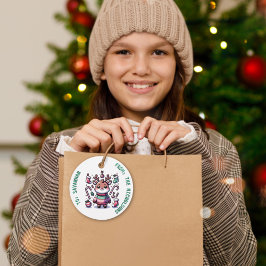 Etiquetas Para Lembrancinhas Feliz Natal & Desejos de Suéter Feio para os Rena