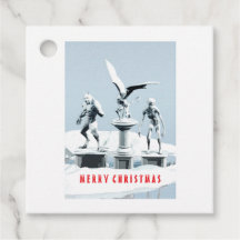 Feliz Natal. Esculturas de gelo monstruosas