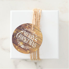 Etiquetas Para Lembrancinhas Feliz Natal Foto Rustic Wood