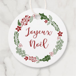 Etiquetas Para Lembrancinhas Feliz Natal Francês, Joyeux Noël, Personalizado