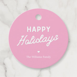 Etiquetas Para Lembrancinhas ״Felizes Festas״ Minimalista Personalizado Natal