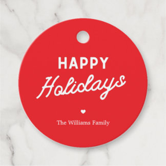 Etiquetas Para Lembrancinhas ״Felizes Festas״ Personalizado Natal Minimalista