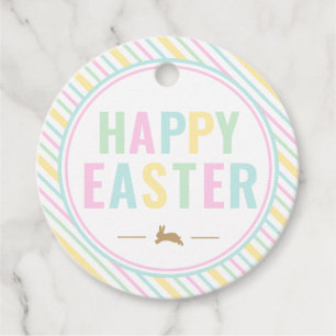 Etiquetas Para Lembrancinhas Felz pascoa Bunny Pastel